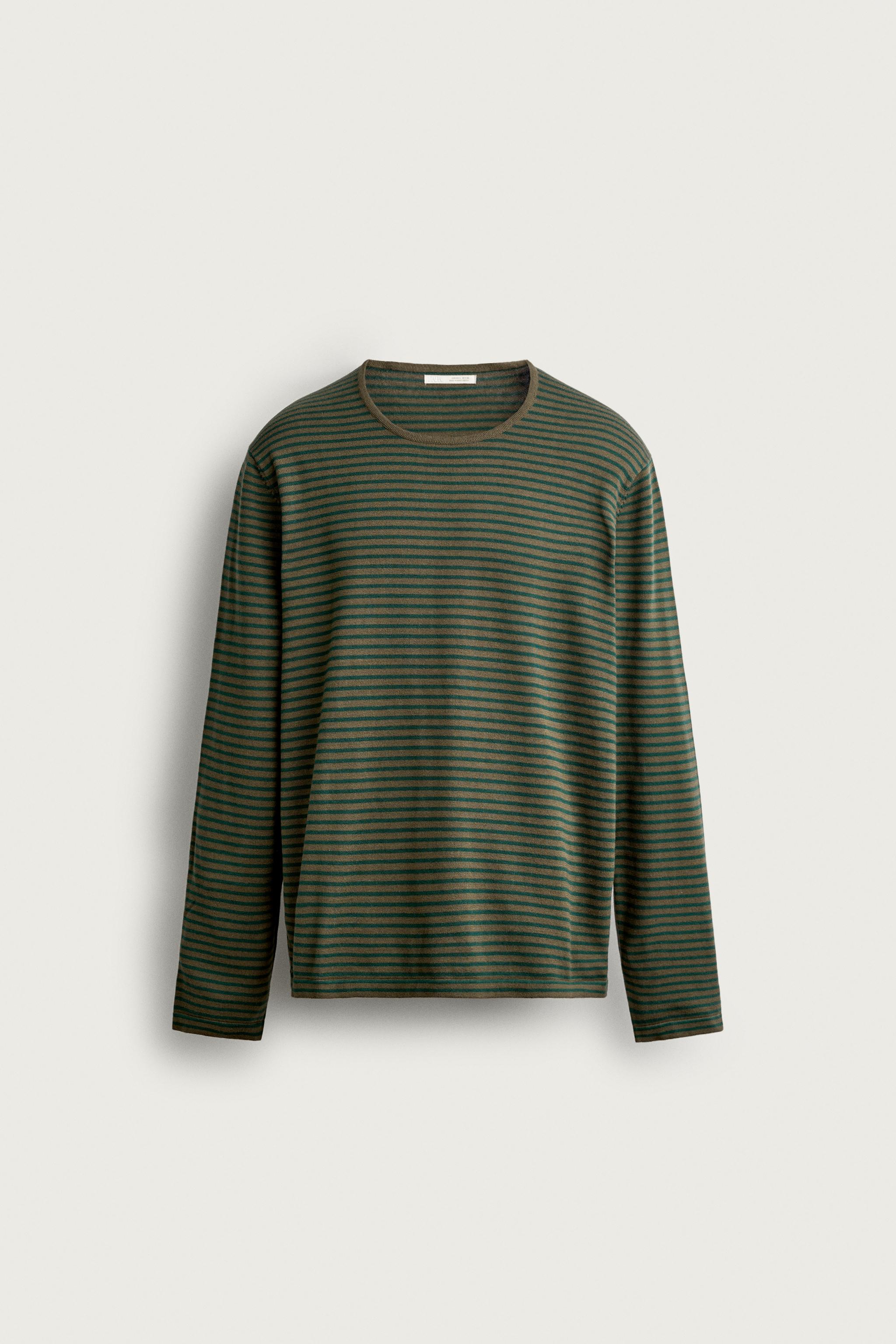 STRIPED REGULAR FIT JUMPER